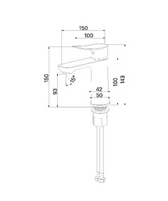 Смеситель DEMI DEMSB00M01 (для умывальника) 238x286 в Материке - Вариант 3