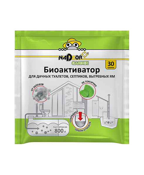 Средство Биоактиватор для дачных туалетов и септиков, порошок (30г) Nadzor 495x660 Средство Биоактиватор для дачных туалетов и септиков, порошок (30г) Nadzor 495x660 в Материке