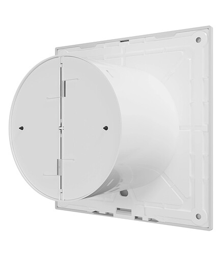 Вентилятор DICITI Slim d100 с обр.клапаном 438x503 в Материке - Вариант 3