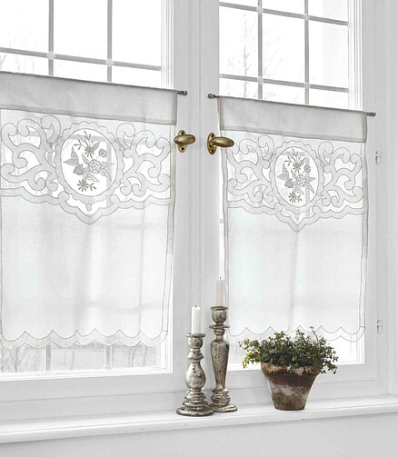 Карниз метал. телескоп. Cafe KF102 1р антик 40-60см 438x503 в Материке - Вариант 2