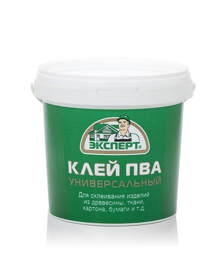 Клей ПВА ЭКСПЕРТ универсальный, 0,9кг 438x503 в Материке