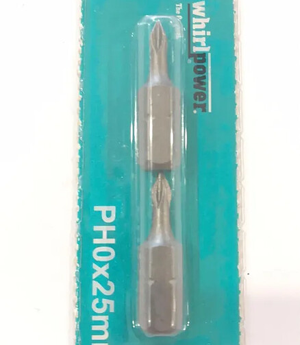 Бита WHIRLPOWER PH0 25мм 2шт/уп. 438x503 в Материке - Вариант 2