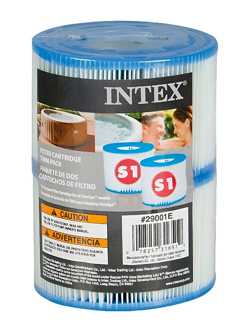 Набор картриджей д/фильтра INTEX "S1" для бассейна-джакузи арт.29001 2шт/уп 495x660 Набор картриджей д/фильтра INTEX "S1" для бассейна-джакузи арт.29001 2шт/уп 495x660 в Материке