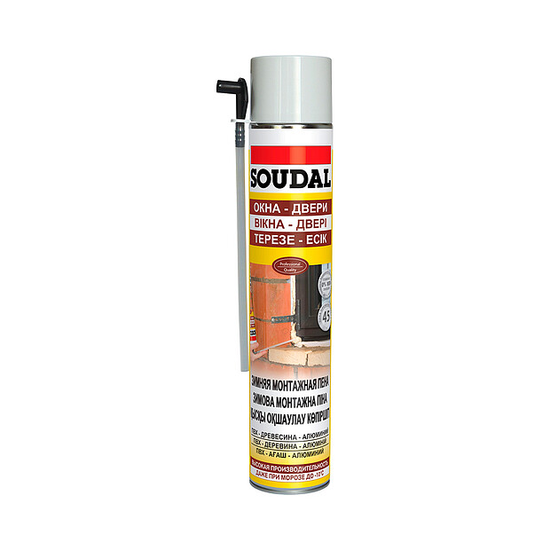 Пена монтажная SOUDAL Yellow зима 750мл