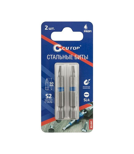 Бита CUTOP SL4 50мм 2шт/уп. 438x503 в Материке - Вариант 3