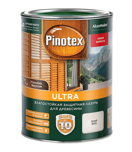 Лазурь влагостойкая Pinotex Ультра Орегон, 0,9л 438x503 в Материке