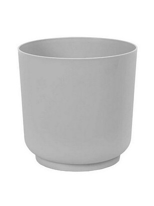 Горшок SATINA Eco Recycled (20х19,4см) пластик серый 4220-040 238x286 в Материке