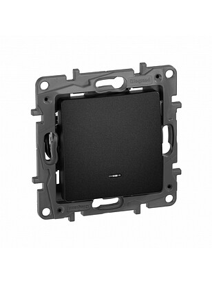 Выключатель прох. Legrand ETIKA 672615 1кл. подсв. антрацит 238x286 в Материке - Вариант 2