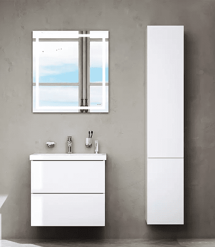 Тумба GEM M90FHX06022WG 60см подвесная push-to-open белый-глянец 438x503 в Материке - Вариант 4