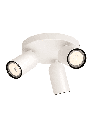 Светильник потолочный PHILIPS PONGEE 3xNW бел. 5,5W/GU10/IP20 238x286 в Материке