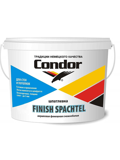 Шпатлевка Condor Spachtel, 4кг 495x660 Шпатлевка Condor Spachtel, 4кг 495x660 в Материке