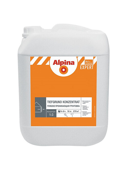 Грунтовка Alpina Grund Konzentrat, 10л 495x660 Грунтовка Alpina Grund Konzentrat, 10л 495x660 в Материке