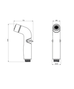 Лейка гигиеническая IDDIS 040SC2Fi20 два режима d28мм 238x286 в Материке - Вариант 2