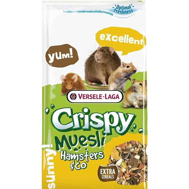 Корм для хомяков и грызунов Hamster Crispy Muesli, VERSELE-LAGA (1кг)