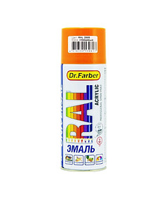 Эмаль Dr.Farber аэроз. акрил универс. RAL 2008 глянц. 520мл