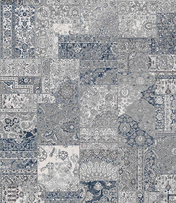 Ковер BOHEMIAN 23221 Ecru Silver/Blue 160*230 586x674 Ковер BOHEMIAN 23221 Ecru Silver/Blue 160*230 586x674 в Материке