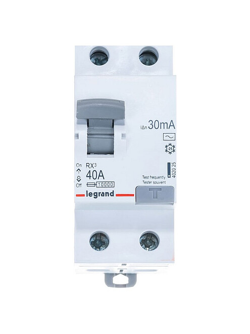 Устройство защ.отключения LEGRAND RX3 2П 40А/30мА эл.-мех. 495x660 Устройство защ.отключения LEGRAND RX3 2П 40А/30мА эл.-мех. 495x660 в Материке