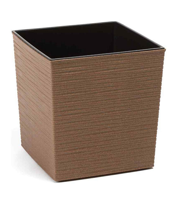 Кашпо JUKA DLUTO wood с вкладышем (19x19см) пластик дерево LA835-38 586x674 Кашпо JUKA DLUTO wood с вкладышем (19x19см) пластик дерево LA835-38 586x674 в Материке