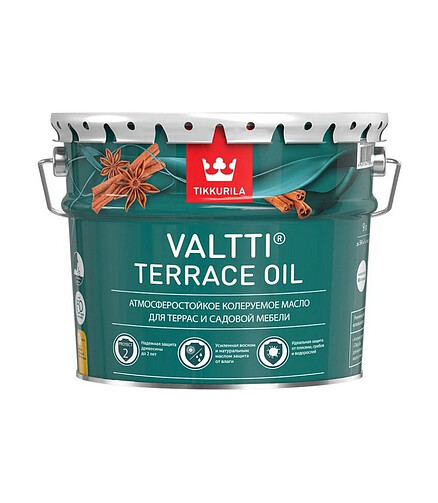 Масло Tikkurila ВАЛТТИ для террас, 9л 438x503 в Материке
