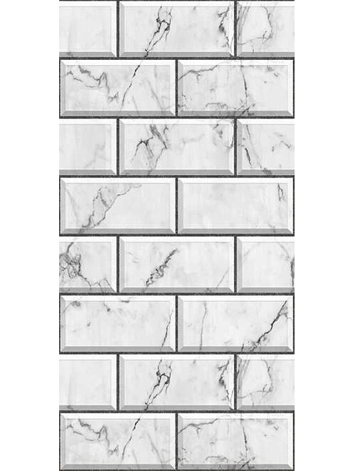 Панель ПВХ ПАНЕЛЬ-ПЛАСТ_Приорити_White Carved Stone/2,7х0,25м/1уп=10шт=6,75м2 495x660 в Материке