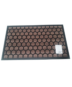 Коврик придверный PORTO PLUS combs brown 45*75 238x286 в Материке