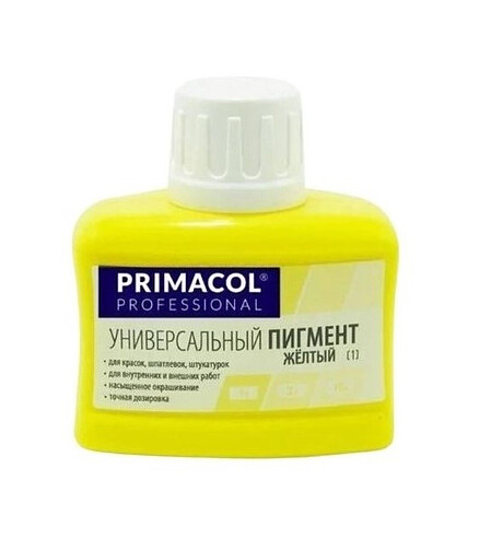 Краситель Primacol 01 Желтый, 80мл 438x503 в Материке