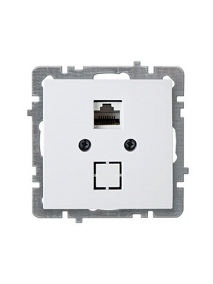 Розетка комп. TOURAN/THOR 24110444 белый 238x286 в Материке