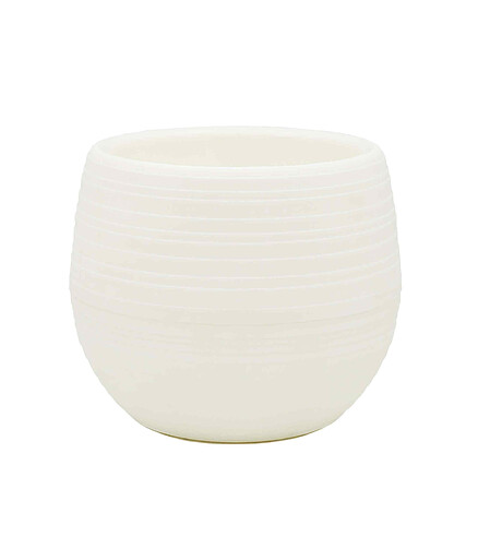 Горшок для цветов пласт. двойной Botanica Bowl (11,5*10см) белый 438x503 в Материке