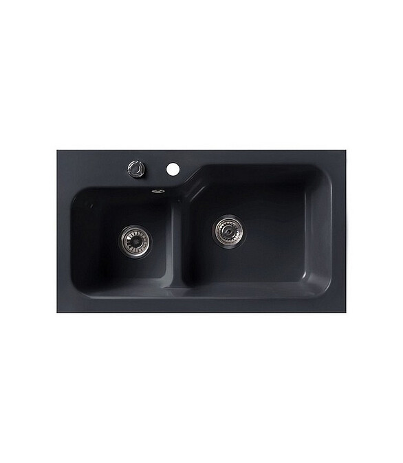 Мойка SG-REC-DUO-8045 800х452мм 1,5 чаши иск.мрамор-ЧЕРН.ОБСИДИАН прав. с сифон. 586x674 Мойка SG-REC-DUO-8045 800х452мм 1,5 чаши иск.мрамор-ЧЕРН.ОБСИДИАН прав. с сифон. 586x674 в Материке