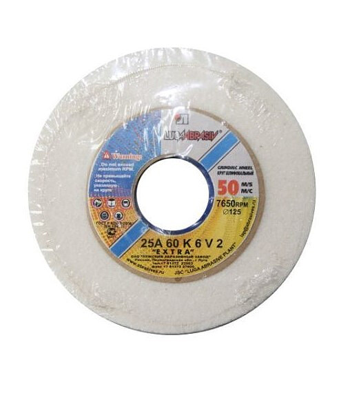 Круг шлифовальный ЛУГА 25A 200х20х32 90K6V50 495x660 Круг шлифовальный ЛУГА 25A 200х20х32 90K6V50 495x660 в Материке