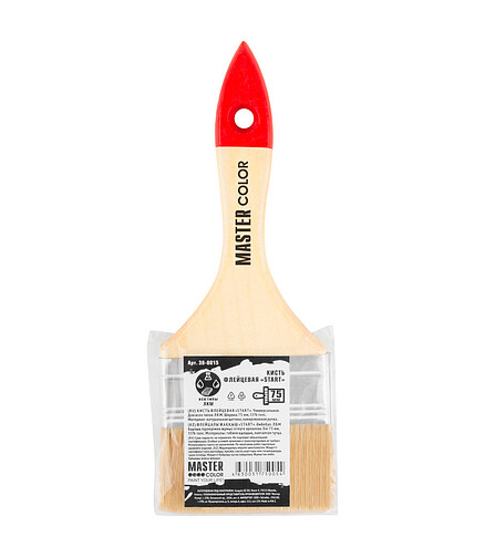 Кисть флейцевая MASTER COLOR 0015 75мм 438x503 в Материке - Вариант 3