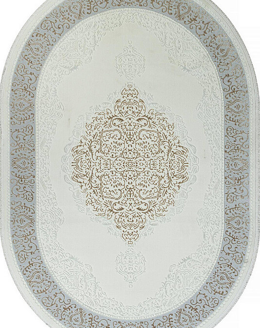 Ковер SAHARA 00759B Cream hb/Beige fdy 160*230, овал 586x674 Ковер SAHARA 00759B Cream hb/Beige fdy 160*230, овал 586x674 в Материке