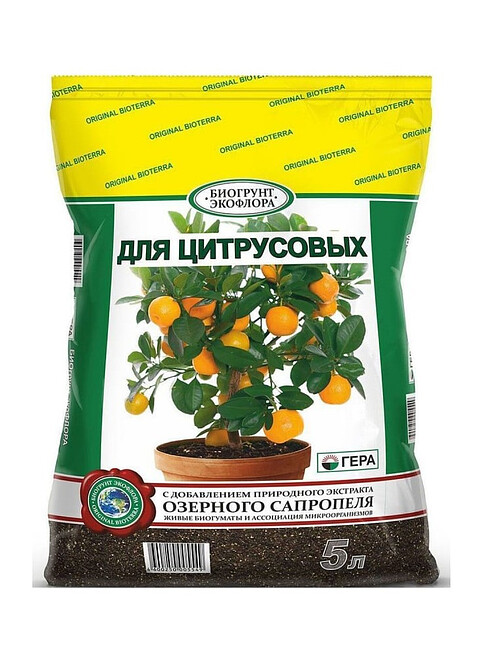 Грунт Гера для Цитрусовых (5л) 495x660 Грунт Гера для Цитрусовых (5л) 495x660 в Материке