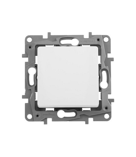 Выключатель Legrand ETIKA 672201 1кл. белый 438x503 в Материке
