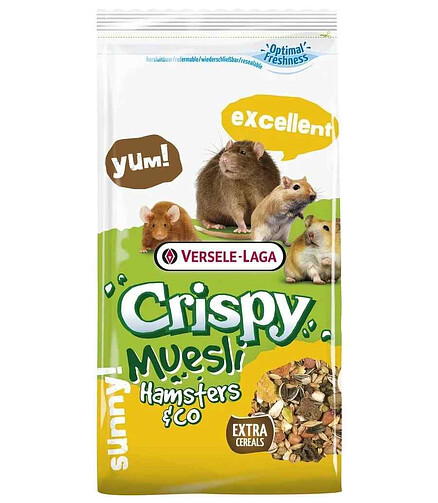 Корм для хомяков и грызунов Hamster Crispy Muesli, VERSELE-LAGA (1кг) 438x503 в Материке