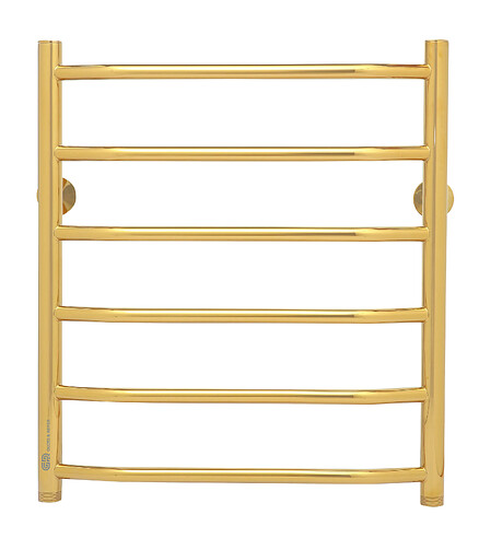Полотенцесушитель TERRA GOLD Л.50х60.Т6.G1 в компл. углы подключения 1"х3/4" 438x503 в Материке
