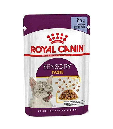 Корм для кошек Royal Canin Sensory Taste кусочки в желе (85г) 438x503 в Материке
