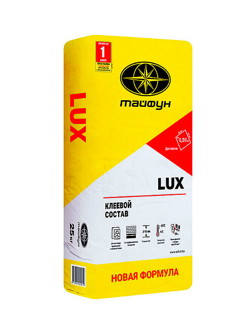 Клей LUX для плитки, 25кг 495x660 Клей LUX для плитки, 25кг 495x660 в Материке