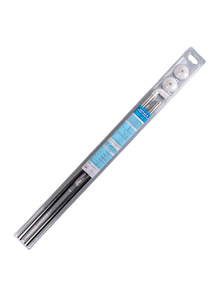 Карниз для ванной угловой 90х90см ХРОМ, 8018-L90 238x286 в Материке