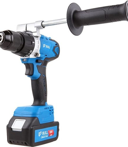 Шуруповерт аккум. BULL SR1802 б/щ 18В 2х4Ач 80Нм 438x503 в Материке - Вариант 3
