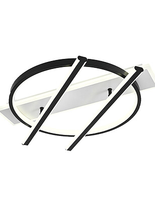 Cветильник потолочный JX-9389/4 BK+WH светодиод. 238x286 в Материке