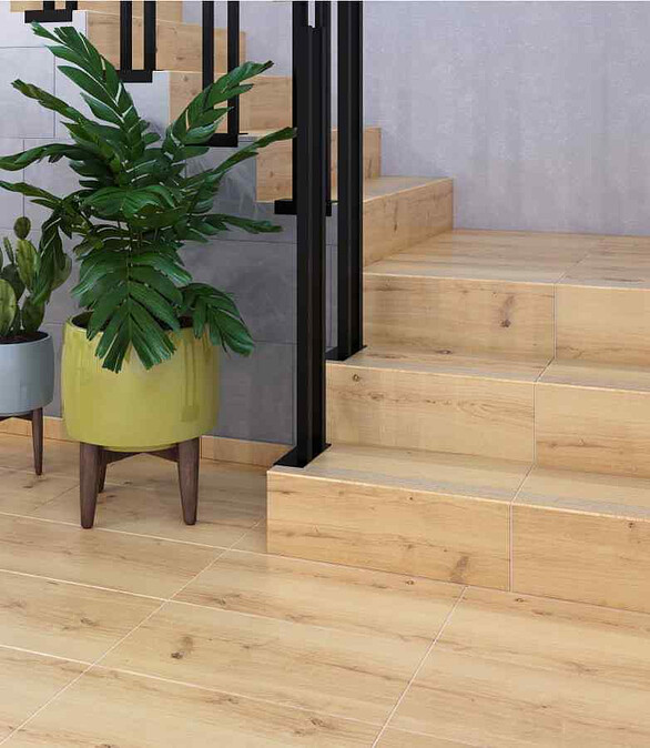 Ступень Cersanit WOODHOUSE 29,7х59,8 см цвет темный беж 586x674 Ступень Cersanit WOODHOUSE 29,7х59,8 см цвет темный беж 586x674 в Материке