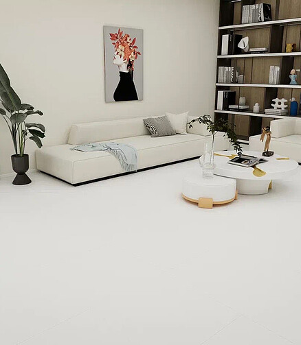 Керамогранит Colortile SUPREME 60х120 см 1,44 м2 цвет white 438x503 в Материке