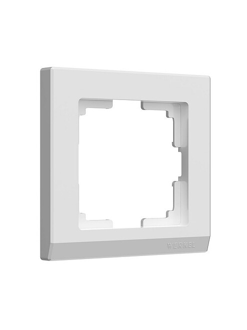 Рамка WERKEL Stark 1мест. белый 495x660 Рамка WERKEL Stark 1мест. белый 495x660 в Материке