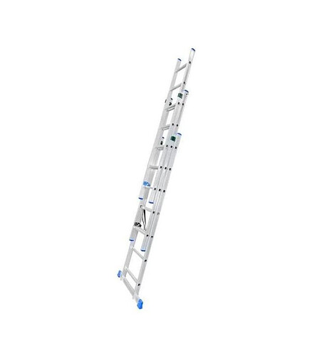 Лестница универсальная LadderBel алюмин. 3-секционная 12 ступ. LS312 438x503 в Материке - Вариант 2