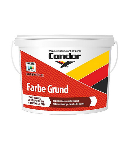 Грунтовка Condor Farbe Grund белая, 15кг 438x503 в Материке