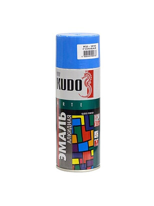 Эмаль аэроз. KUDO голубая, 520мл 238x286 в Материке