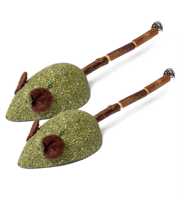 Игрушка для кошек Triol Natural "Мышки" мататаби (10 см) 586x674 в Материке