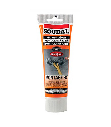 Клей монтажный SOUDAL Montage Fix (без растворителей) белый, 250г 438x503 в Материке