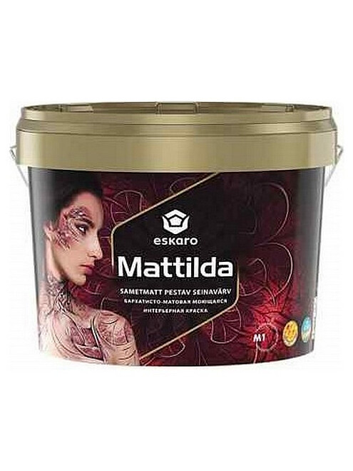 Краска Eskaro Mattilda бархатисто-матовая TR, 2,7л 495x660 Краска Eskaro Mattilda бархатисто-матовая TR, 2,7л 495x660 в Материке